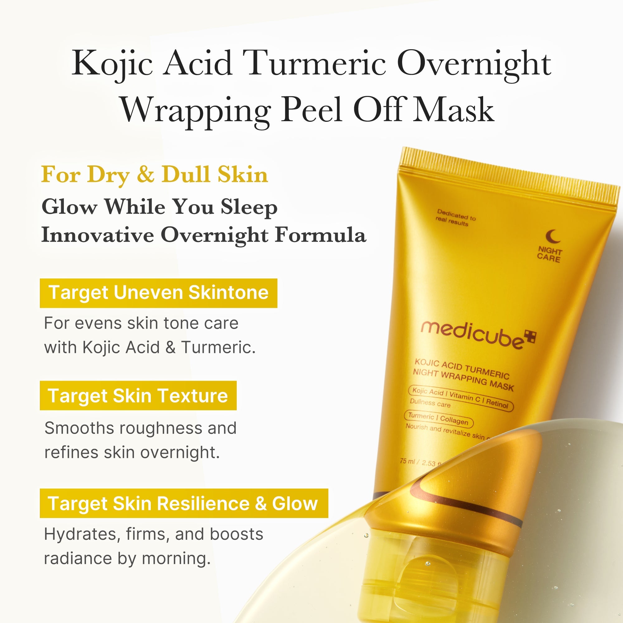 [Subscr.] Kojic Acid Turmeric Overnight Wrapping Mask