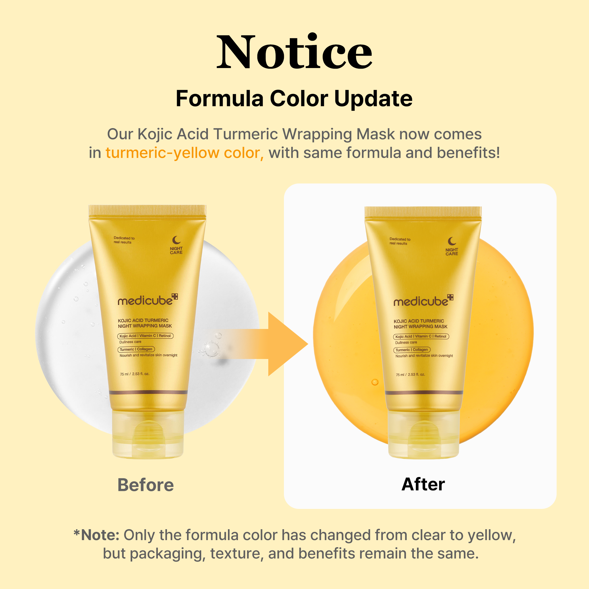 [Subscr.] Kojic Acid Turmeric Overnight Wrapping Mask